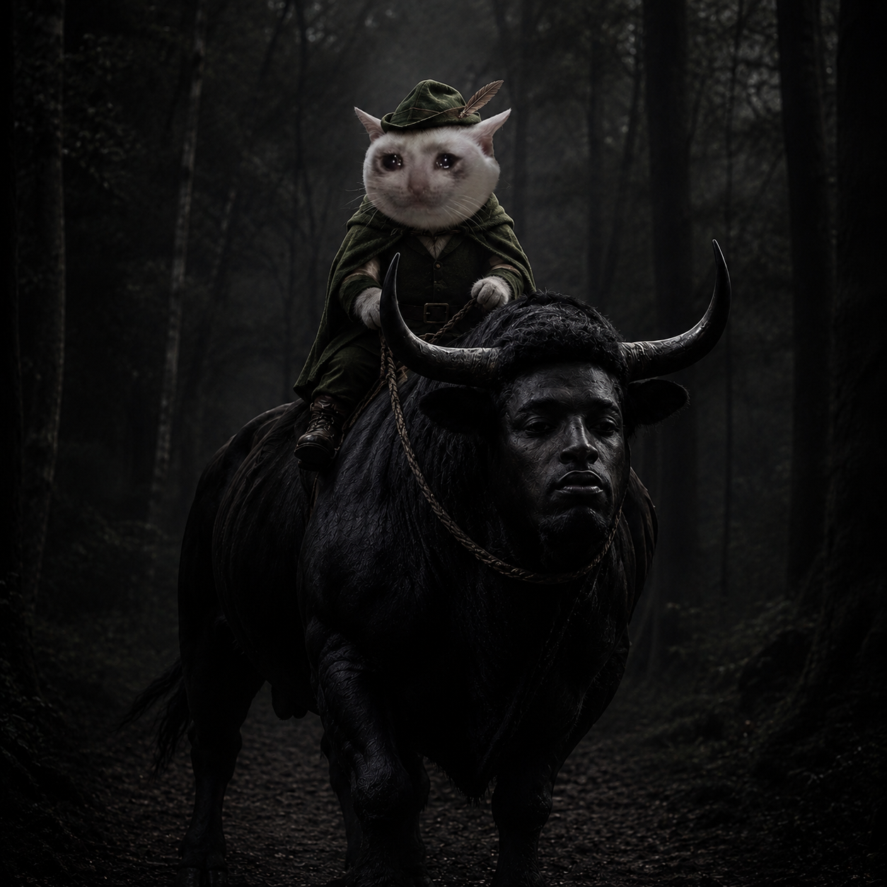 Popcash riding the mighty bull through the dark trenches
